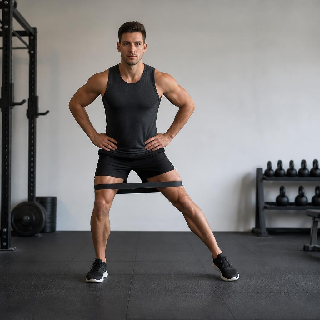 Banded Lateral Walk — end position