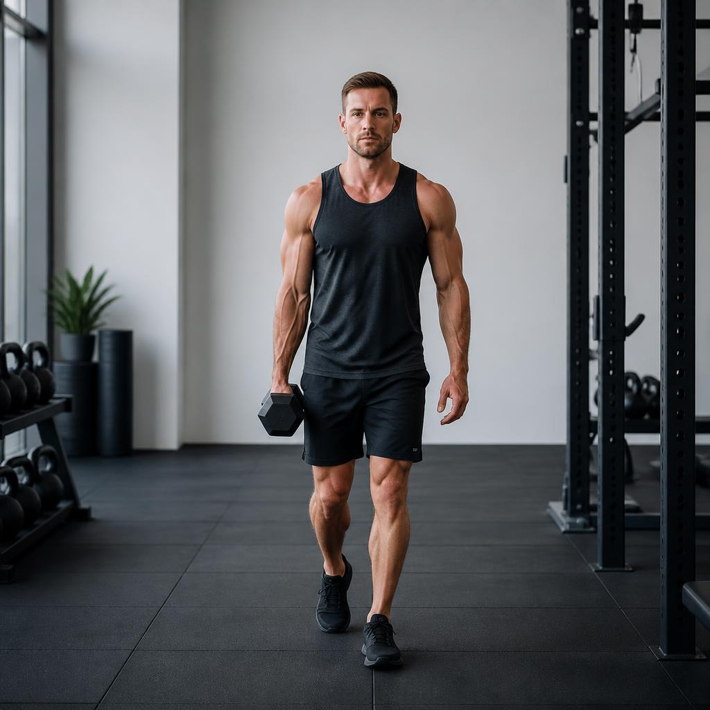 Suitcase Carry — end position